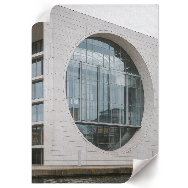 Poster auf Leinwand mit modernem Architekturmotiv