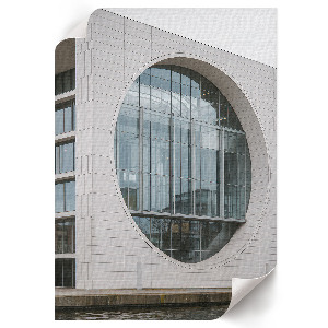 Poster auf Leinwand mit modernem Architekturmotiv