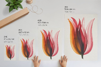 Poster leinwand Bunte Blume