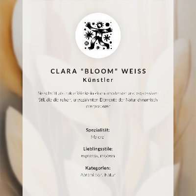 Poster leinwand Bunte Blume