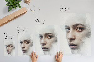 Plagát do obývačky Jemná tvár