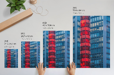 Wand poster Roter Turm