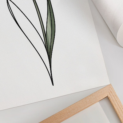 Kunstdruck poster Rosa Tulpe