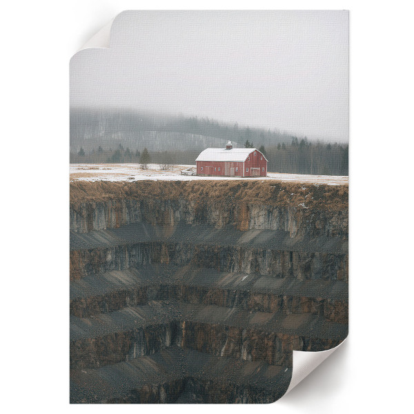 Poster na stenu Zimná krajina