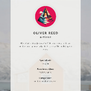 Bilderposter mit Winterlandschaft