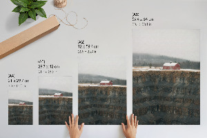 Bilderposter mit Winterlandschaft