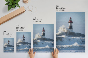 Poster-Kunstdruck „Die Kraft des Ozeans“