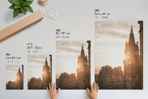 Poster-Kunstdruck Urbaner Charme