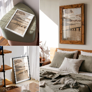 Plagát do obývačky Most cez vodu