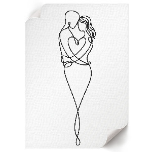 Wandposter „Liebeslinie“