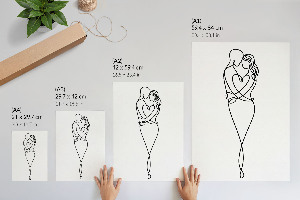 Wandposter „Liebeslinie“
