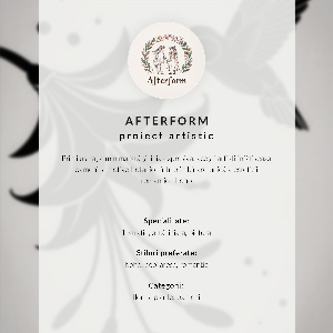 Retro plagát Náčrt jazera