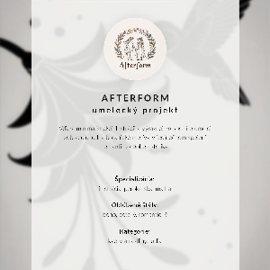 Retro plagát Náčrt jazera