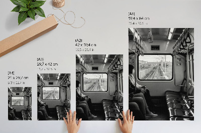 Kunstdruck leinwand Reisen mit dem Zug