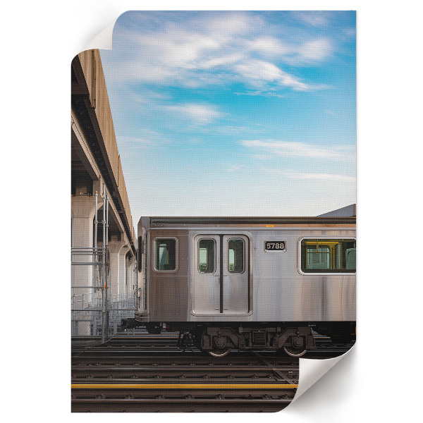 Poster mit Stadtlandschaft