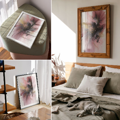 Poster auf leinwand Farbenfrohe Explosion