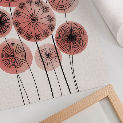 Poster kunstdruck Blumen des Rades