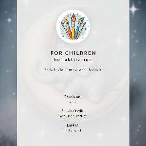 Kunstdruck leinwand Der Elefant und der Mond