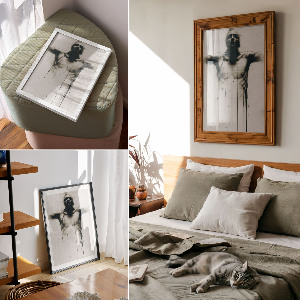 Plagát do izby Tmavá postava