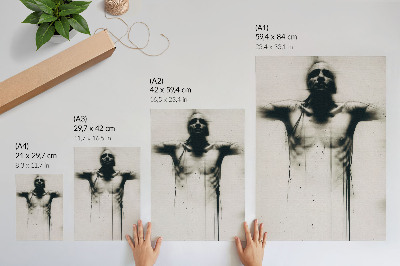 Poster auf leinwand Eine dunkle Gestalt
