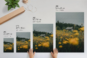 Bilderposter mit ländlicher Idylle