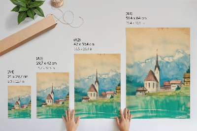 Poster leinwand Bergkirche