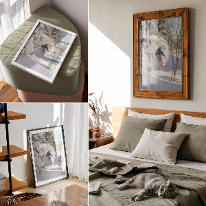 Wandposter „Winterabstieg“