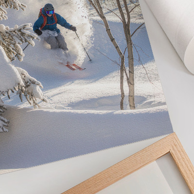 Wand poster Winterabstieg
