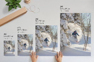 Wandposter „Winterabstieg“