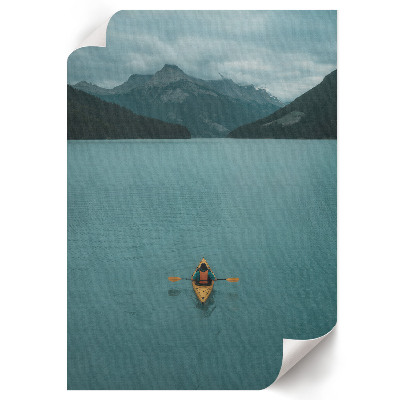 Bilder poster Kajakfahren auf dem See