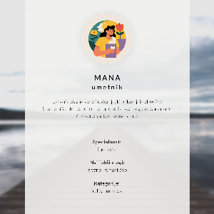 Poster na stenu Kajak na jazere