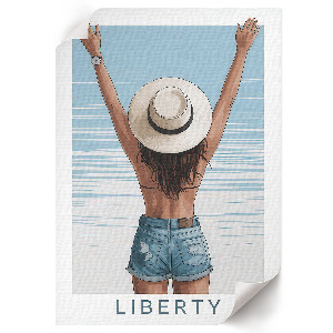Kunstdruck auf Leinwand mit Motiv „Freiheitsurlaub”