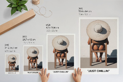 Retro poster Einfach nur chillen