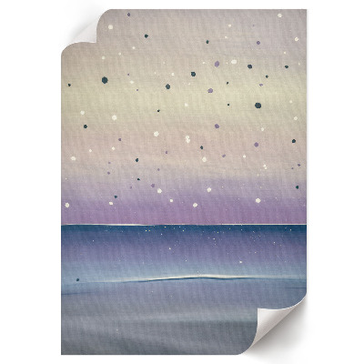 Poster leinwand Kosmische Landschaft