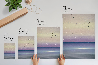 Poster leinwand Kosmische Landschaft