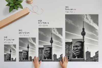 Wand poster Stadtplakat