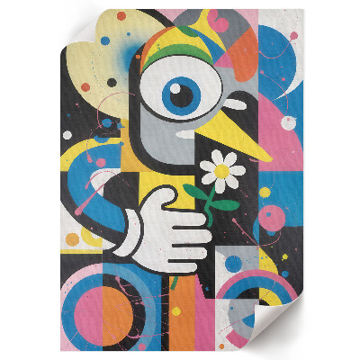 Kunstdruck poster Farbenfrohes Muster