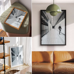 Bilder poster Minimalistischer Korridor