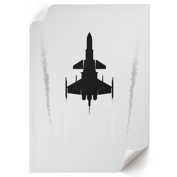 Kunstdruck leinwand Ein Flugzeug am Himmel