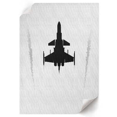 Kunstdruck leinwand Ein Flugzeug am Himmel