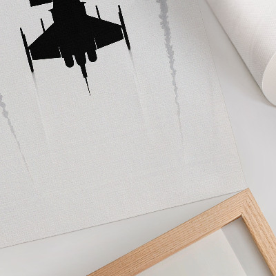 Kunstdruck leinwand Ein Flugzeug am Himmel