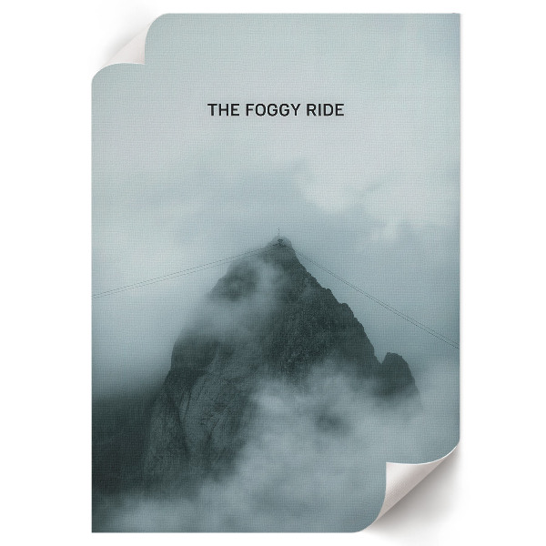 Poster na stenu Hmlistá hora