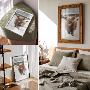 Wand poster Wintertier