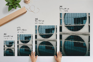 Poster auf Leinwand in modernem, eleganten Design