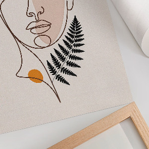 Bilder Poster mit Boho-Porträt
