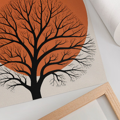 Poster kunstdruck Die Sonne und der Baum