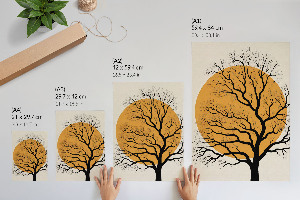 Bilder-Poster mit abstraktem Baummotiv