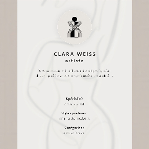 Retro plagát Abstraktná tvár