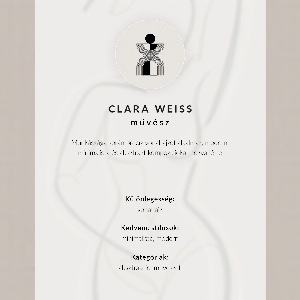 Retro plagát Abstraktná tvár