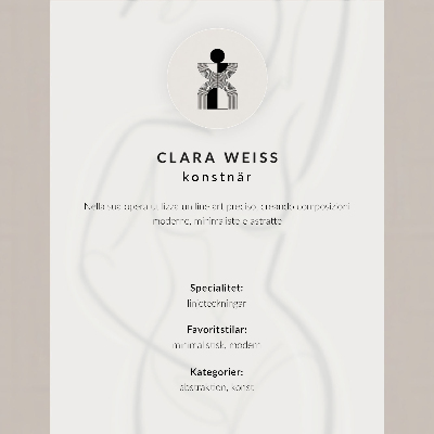 Kunstdruck leinwand Abstraktes Gesicht